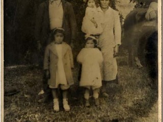 Familia en laguna Lo Méndez