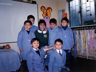 Estudiantes de la escuela Irene Frei de Cid Estudiantes de la escuela Irene Frei de Cid