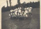 Jugadores del equipo de fútbol "Relámpago" de Quemchi