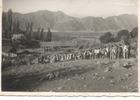 Procesión a la virgen de Lourdes