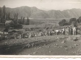 Procesión a la virgen de Lourdes