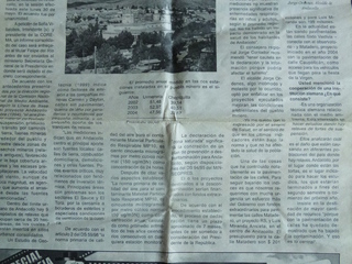 Reportaje del diario "La Región" Reportaje del diario "La Región"
