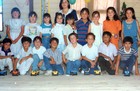 Celebración de navidad en la escuela