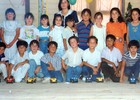 Celebración de navidad en la escuela