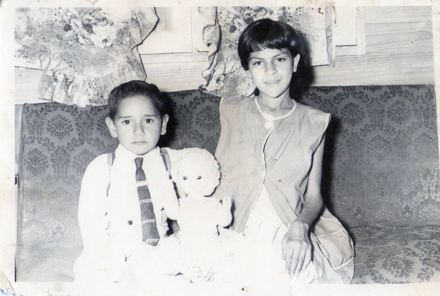 Patricia Preux y su hermano Patricia Preux y su hermano