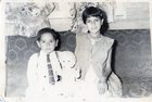 Patricia Preux y su hermano Patricia Preux y su hermano