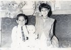Patricia Preux y su hermano Patricia Preux y su hermano