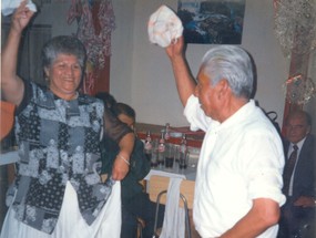 Bailando en el Club de tango