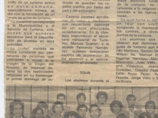 Reportaje del diario "La Tercera"