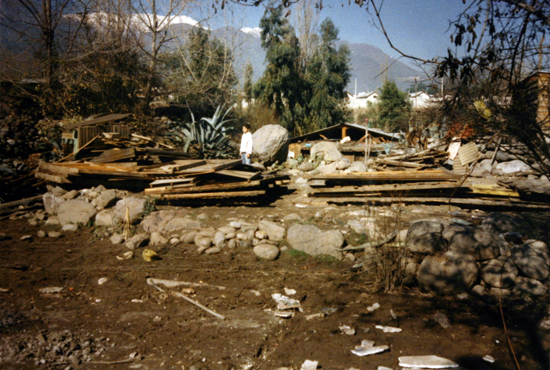 Desborde del río Mapocho Desborde del río Mapocho
