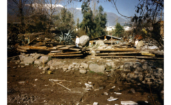 Desborde del río Mapocho Desborde del río Mapocho