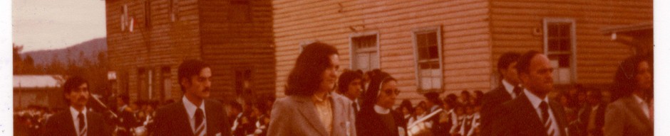 Desfile de profesores del Liceo San Conrado