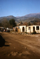 Camino de tierra en Lo Barnechea