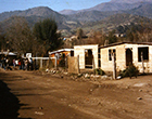 Camino de tierra en Lo Barnechea