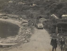 Cortejo fúnebre en caleta de Amargos