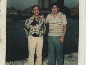 José Brestao y Mario Espinoza en Dubai