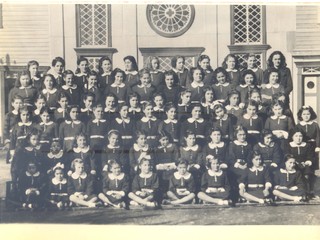 Alumnas del colegio Inmaculada Concepción de Ancud