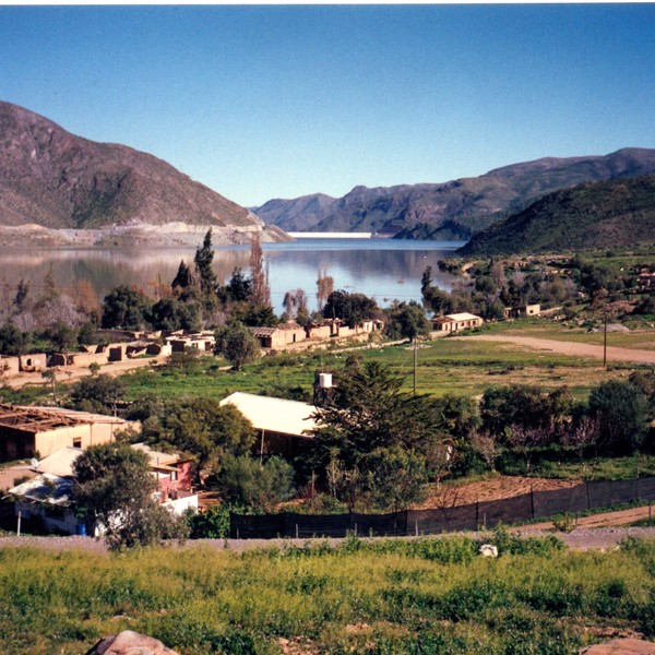 Vista del antiguo pueblo de Gualliguaica