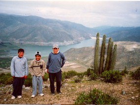 Inundación del pueblo de Gualliguaica