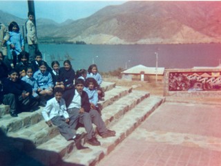 Estudiantes de la escuela Amelia Barahona