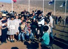 Estudiantes de la escuela Amelia Barahona