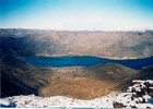 Panorámica del nuevo pueblo de Gualliguaica