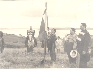 Izamiento de la bandera Izamiento de la bandera