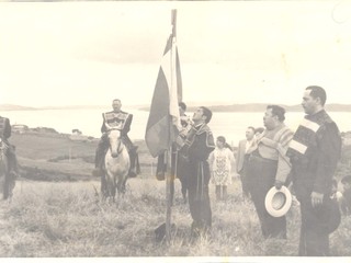 Izamiento de la bandera