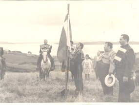 Izamiento de la bandera Izamiento de la bandera