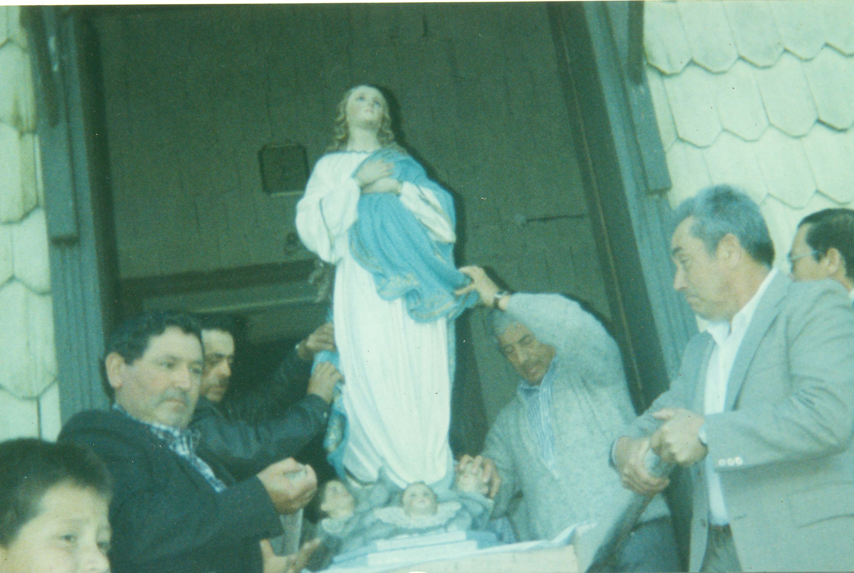 Procesión de la virgen María Inmaculada