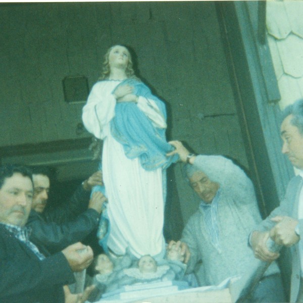 Procesión de la virgen María Inmaculada