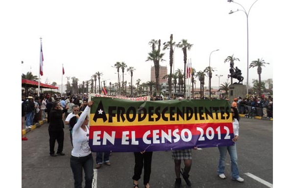 Marcha de afrodescendientes en Arica