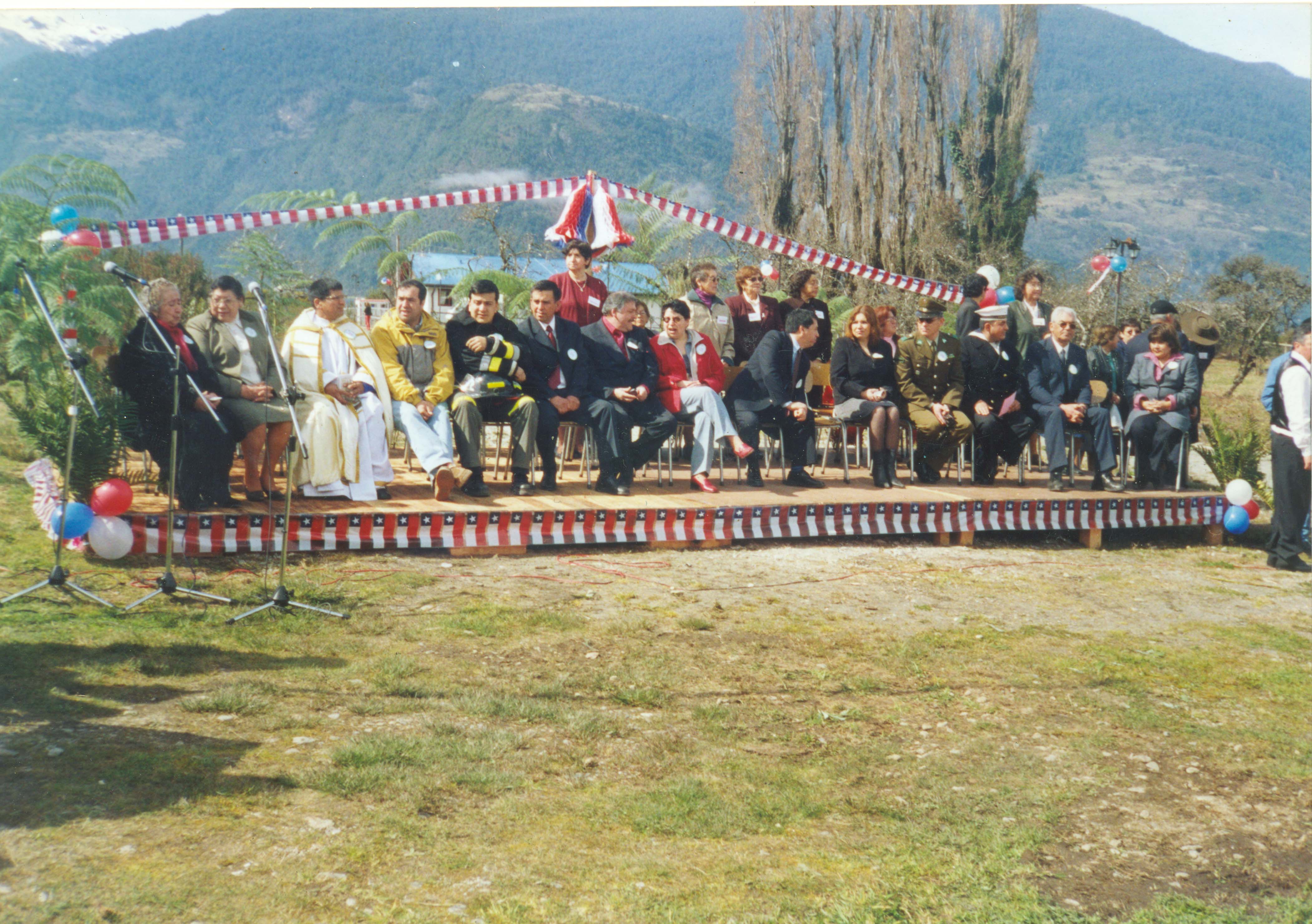 Ceremonia conmemorativa de fiestas patrias
