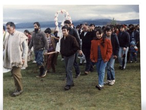 Procesión de la virgen del Tránsito