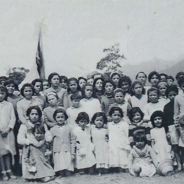 Paseo escolar en Cochamó