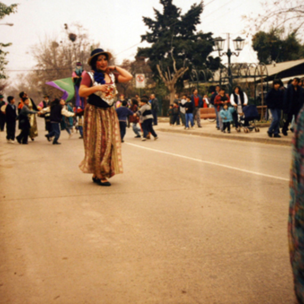 Baile en las calles de Lo Barnechea