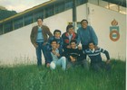 Amigos en el gimnasio municipal