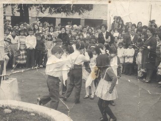 Fiestas patrias en la plaza de Quemchi