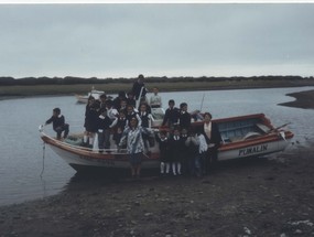 Paseo de curso a río Aucho