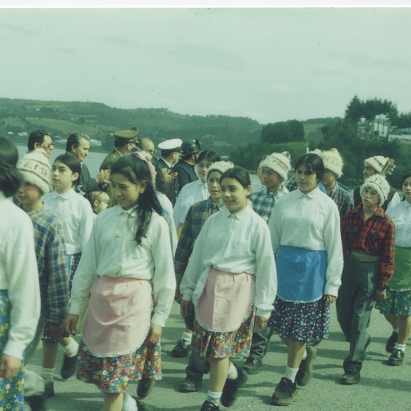 Desfile de fiestas patrias en Quemchi