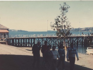 Paseo por el muelle de Quemchi