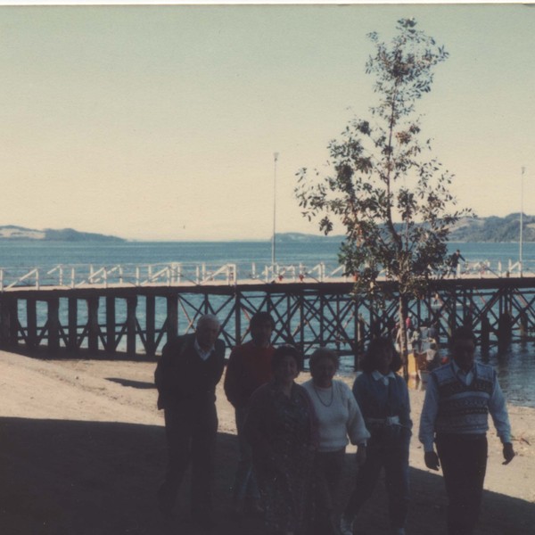 Paseo por el muelle de Quemchi