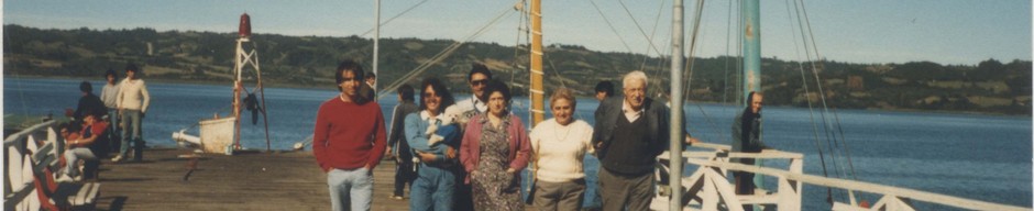 Paseo en el muelle de Quemchi