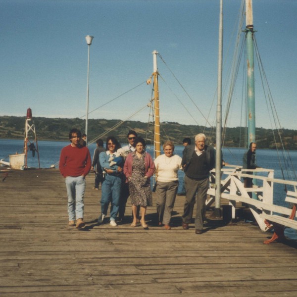 Paseo en el muelle de Quemchi