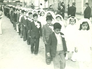 Procesión de primera comunión