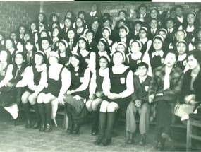 Conjunto coral de la Escuela N° 5