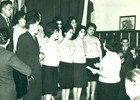 Coro de profesores de la Escuela N° 5