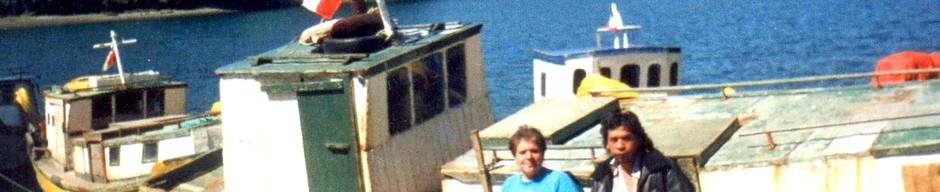 Pareja en la caleta de Angelmó Pareja en la caleta de Angelmó