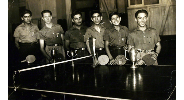 Equipo de tenis de mesa