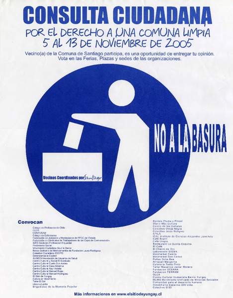 Consulta ciudadana en la comuna de Santiago